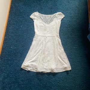 White Lace Hollister Dress